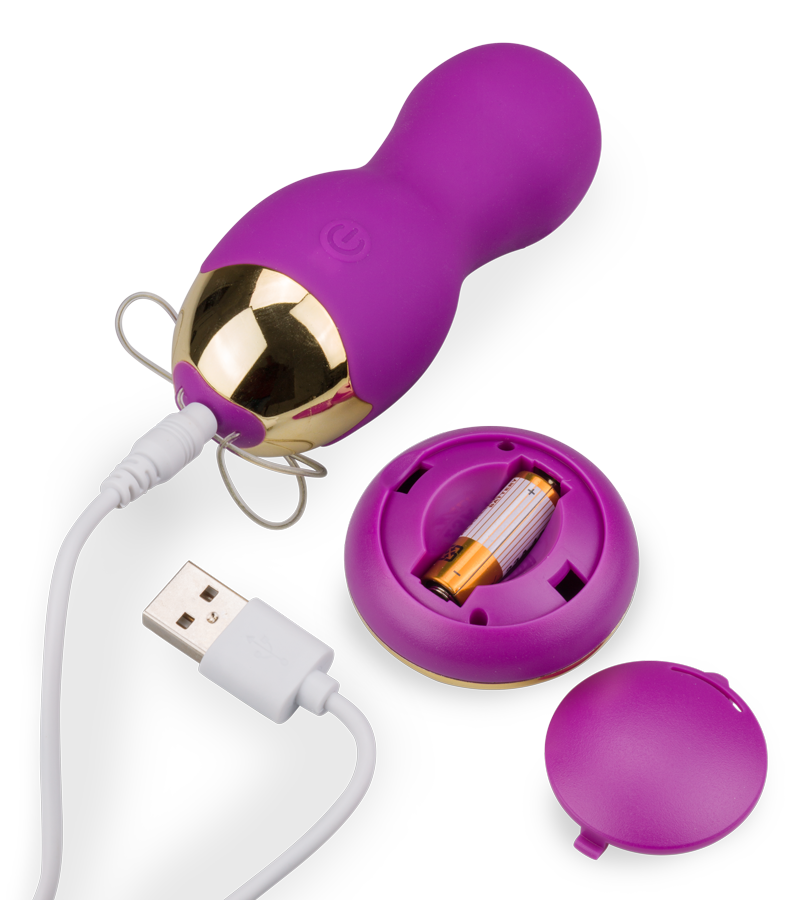 Oeuf vibrant silicone à télécommande USB 12 modes