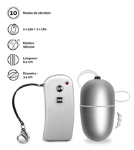 Charger l&#39;image dans la galerie, Oeuf vibrant télécommande Brava - M