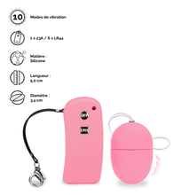 Charger l&#39;image dans la galerie, Oeuf vibrant télécommandé Brava - S