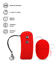 Charger l&#39;image dans la galerie, Oeuf vibrant télécommandé Brava - S