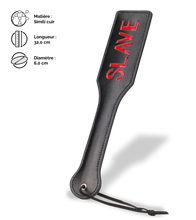 Charger l&#39;image dans la galerie, Paddle BDSM en simili cuir Slave