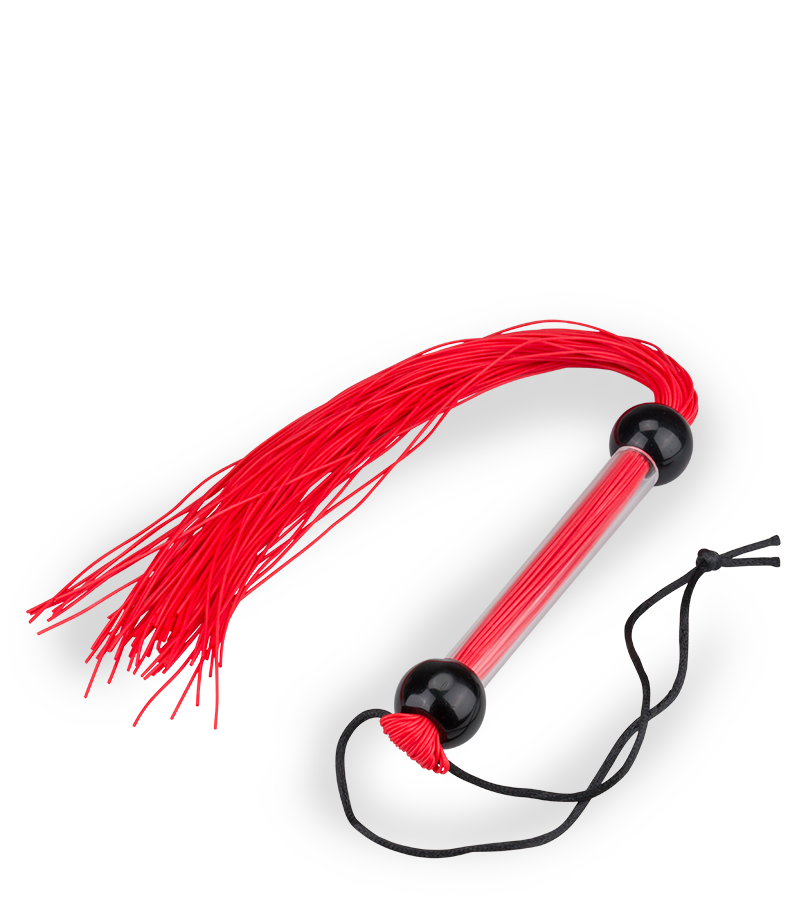 Petit martinet à lanières en silicone Punisher