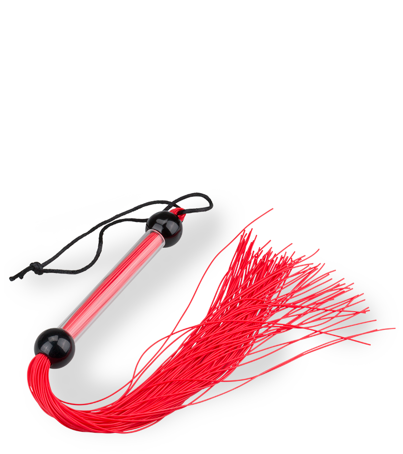 Petit martinet à lanières en silicone Punisher