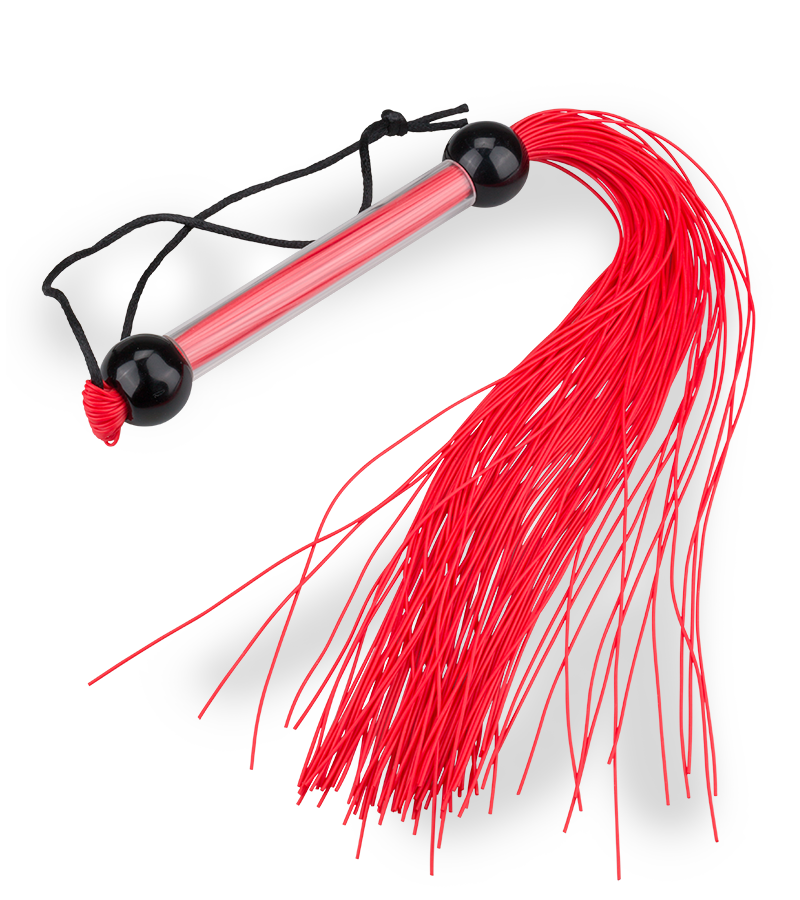 Petit martinet à lanières en silicone Punisher