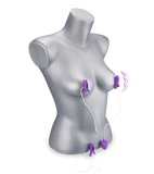 Pinces à tétons et clitoris vibrantes Kim
