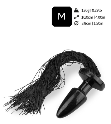 Plug anal à lanières en silicone