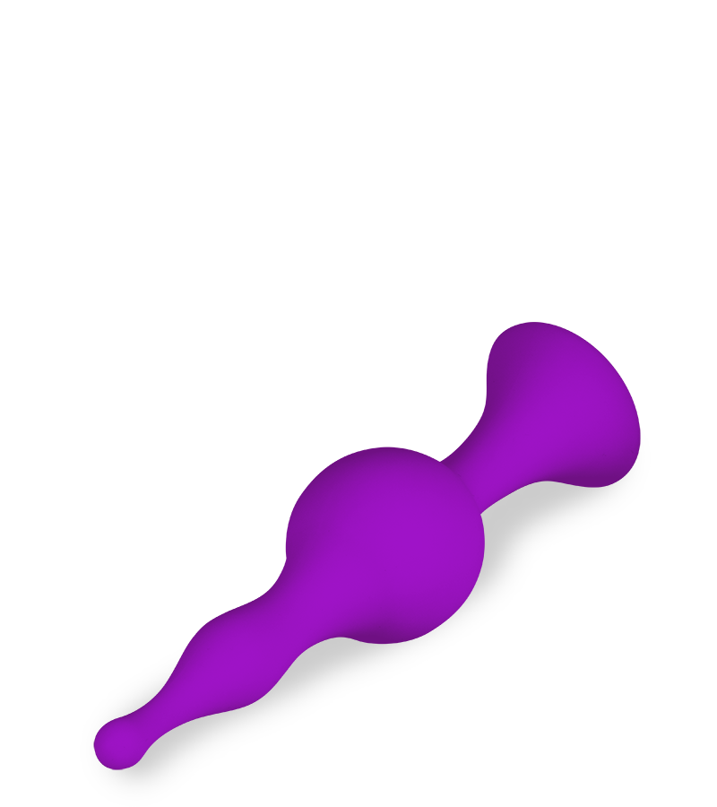 Plug anal à ventouse Blob