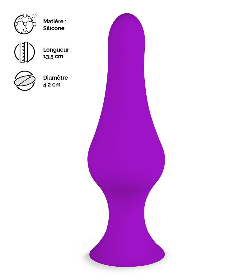 Plug anal à ventouse Flame