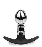 Plug anal acier et silicone Smash