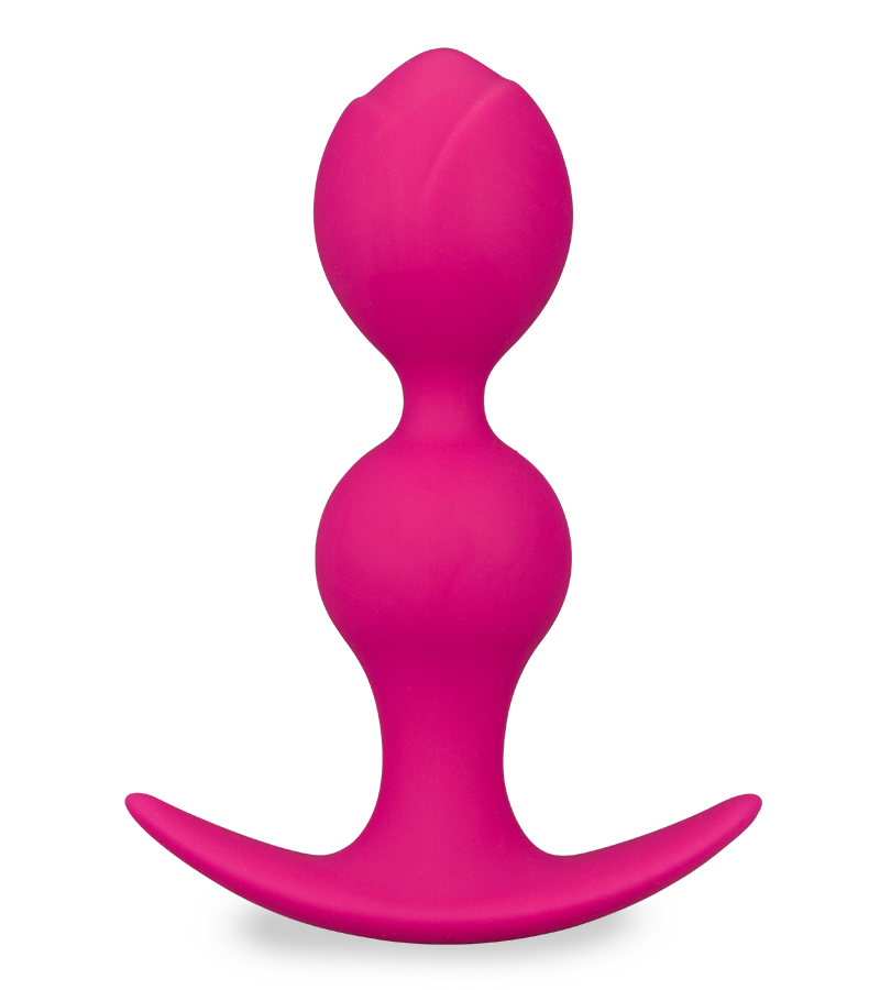 Plug anal avec deux boules
