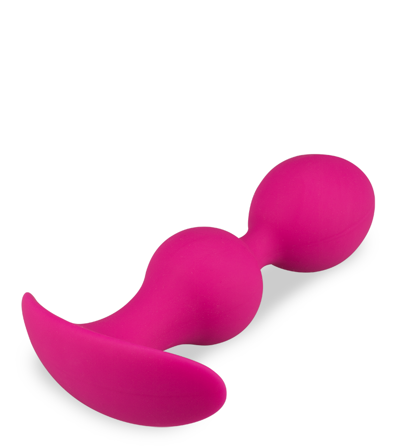 Plug anal avec deux boules