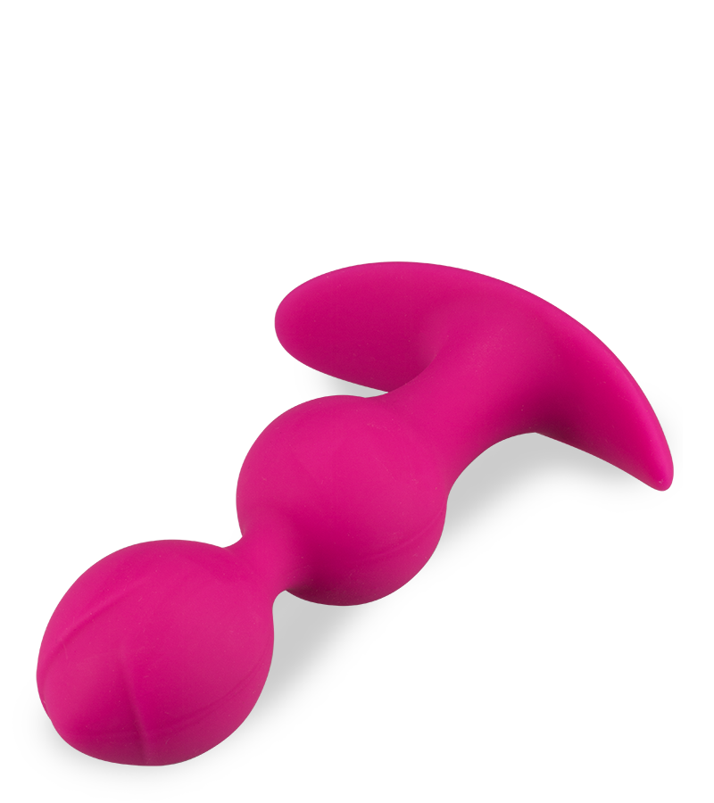 Plug anal avec deux boules