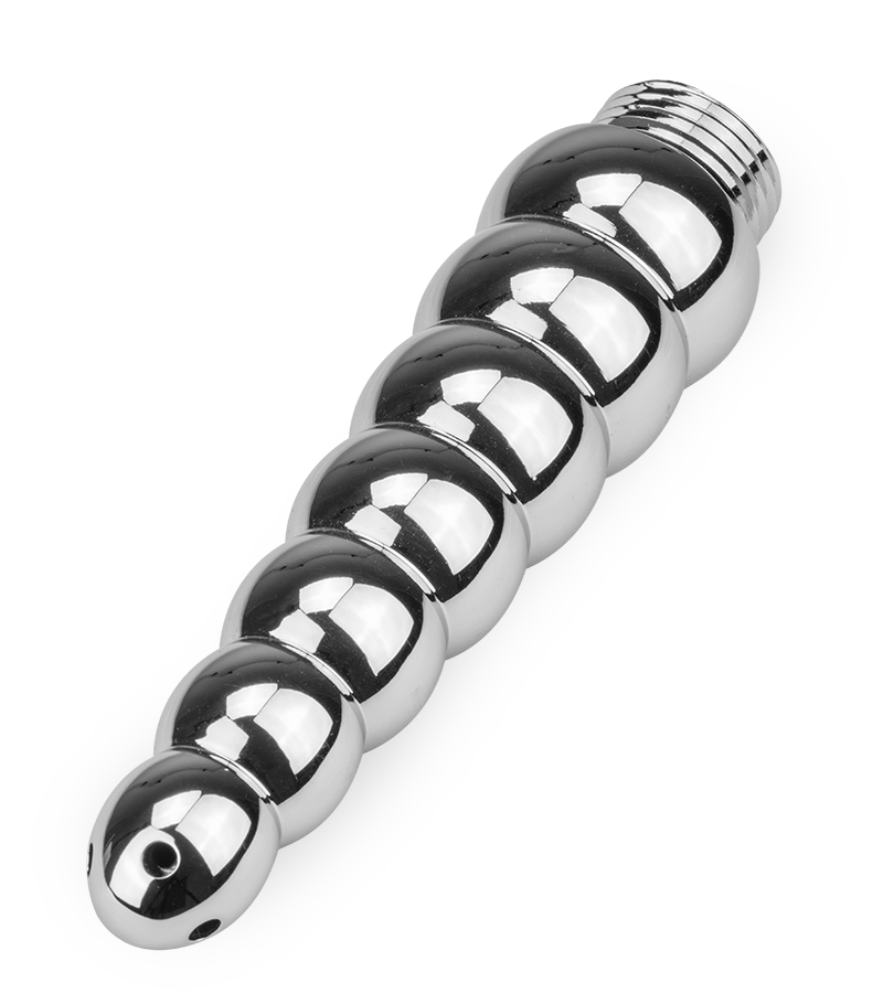 Plug anal chapelet 7 boules enema embout pommeau de douche