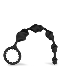 Charger l&#39;image dans la galerie, Plug anal chapelet et cockring Lala