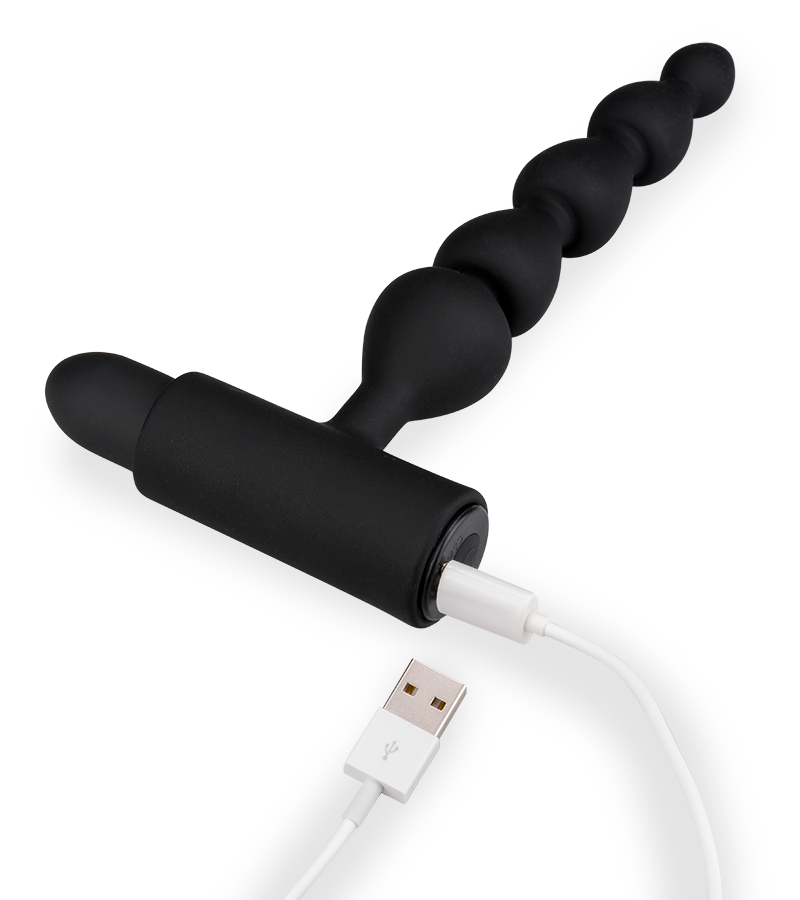 Plug anal chapelet vibrant 5 boules Bead