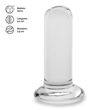 Charger l&#39;image dans la galerie, Plug anal en verre 8,3cm