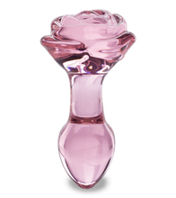 Charger l&#39;image dans la galerie, Plug anal en verre Romantic Rose