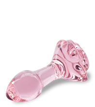 Charger l&#39;image dans la galerie, Plug anal en verre Romantic Rose