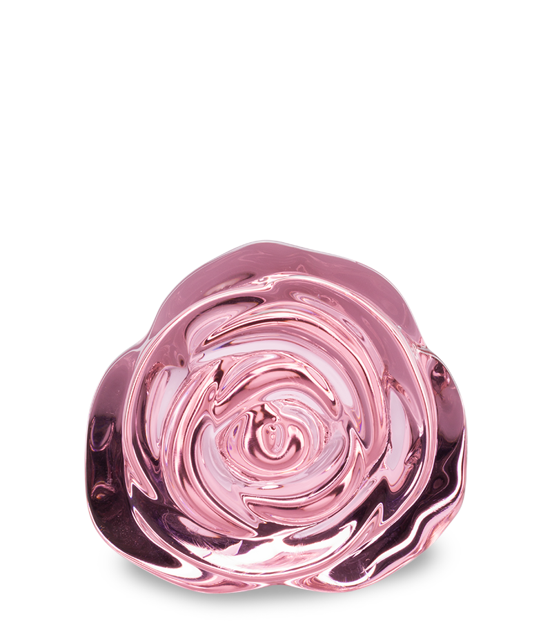 Plug anal en verre Romantic Rose