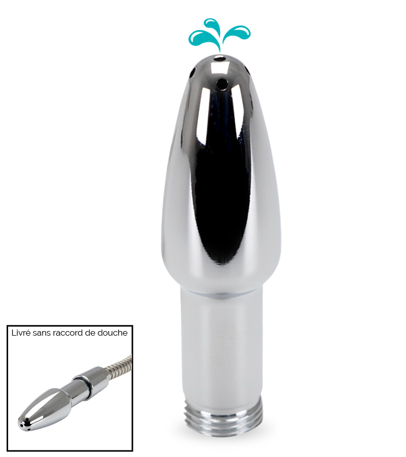 Plug anal rocket enema embout pommeau de douche