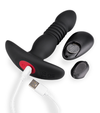 Charger l&#39;image dans la galerie, Plug anal va-et-vient et vibrations Mercury