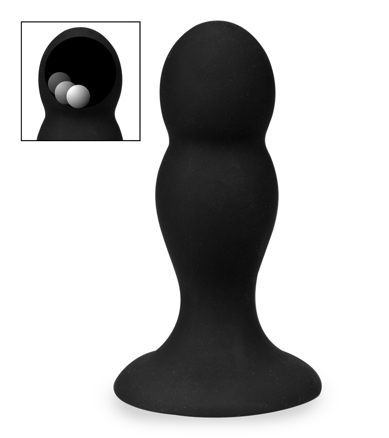 Plug anal ventouse 2 boules Mally