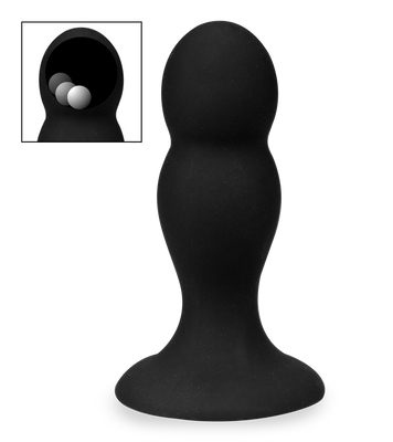 Plug anal ventouse 2 boules Mally