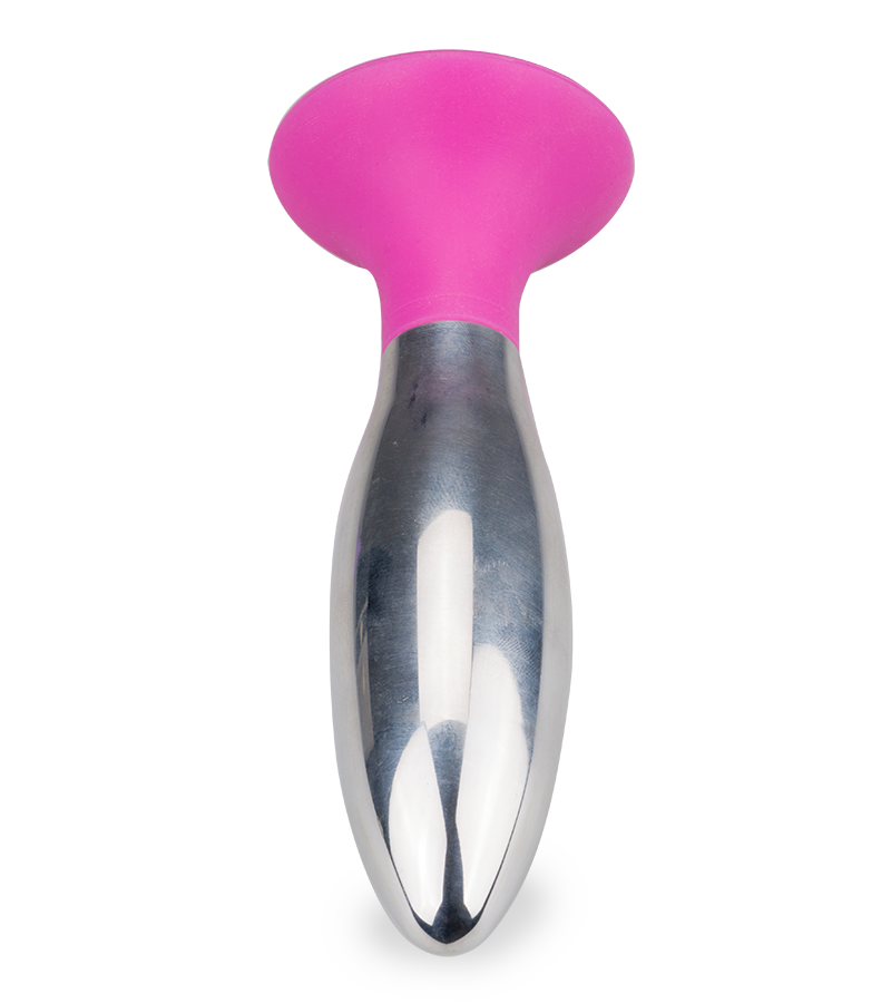 Plug anal ventouse acier 10,0cm