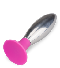 Charger l&#39;image dans la galerie, Plug anal ventouse acier 10,0cm
