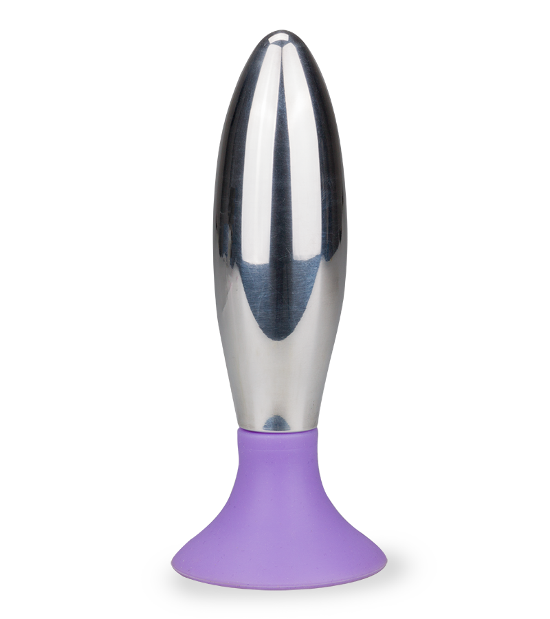 Plug anal ventouse acier 10,0cm