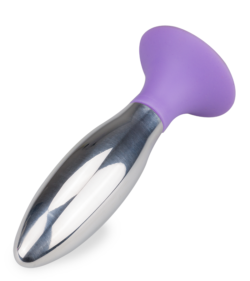 Plug anal ventouse acier 10,0cm
