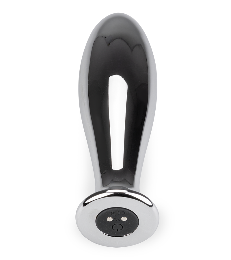 Plug anal vibrant en métal Ever