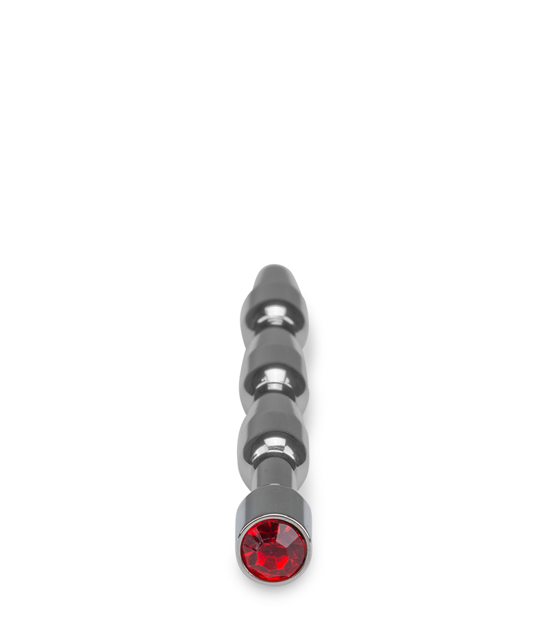 Plug d&#039;urètre long avec strass
