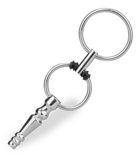 Charger l&#39;image dans la galerie, Plug d&#039;urètre percé avec anneaux Soyuz