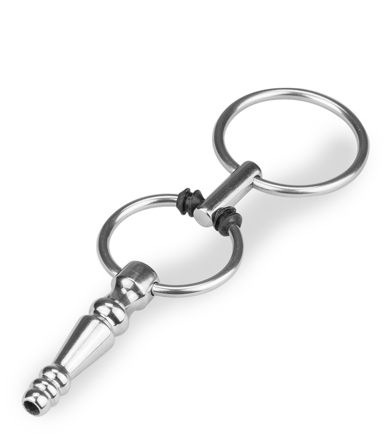 Plug d&#039;urètre percé avec anneaux Soyuz