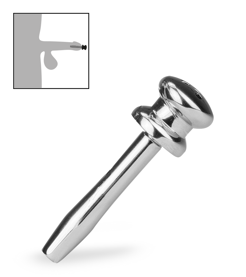 Plug d&#039;urètre percé Golden Shower