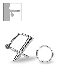 Charger l&#39;image dans la galerie, Plug d&#039;urètre percé Philae