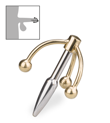 Plug d'urètre Triple Hook