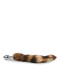 Charger l&#39;image dans la galerie, Plug queue de chat fourrure tigrée