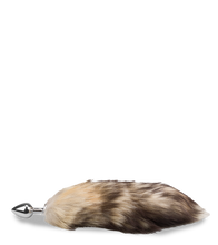 Charger l&#39;image dans la galerie, Plug queue de renard fourrure marron