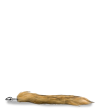 Charger l&#39;image dans la galerie, Plug queue de renard fourrure vegan marron