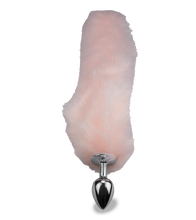 Charger l&#39;image dans la galerie, Plug queue de renard fourrure vegan rose