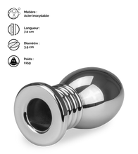 Charger l&#39;image dans la galerie, Plug tunnel en acier Hallway