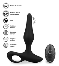Charger l&#39;image dans la galerie, Plug vibrant télécommandé Pulsy