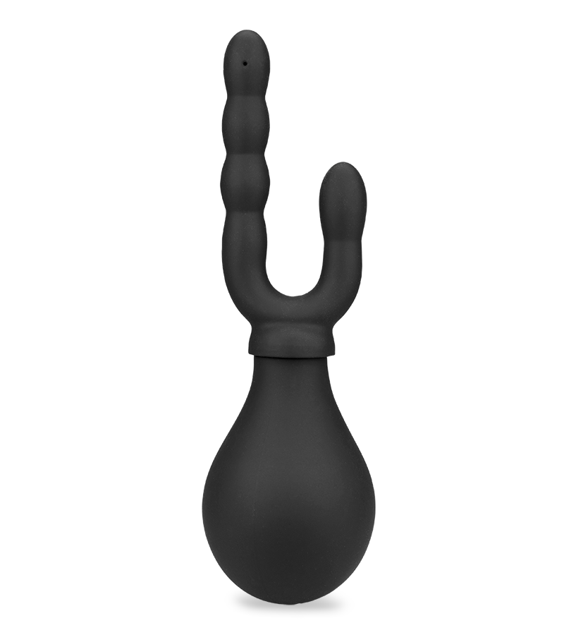 Poire lavante double embout lavage sexuel