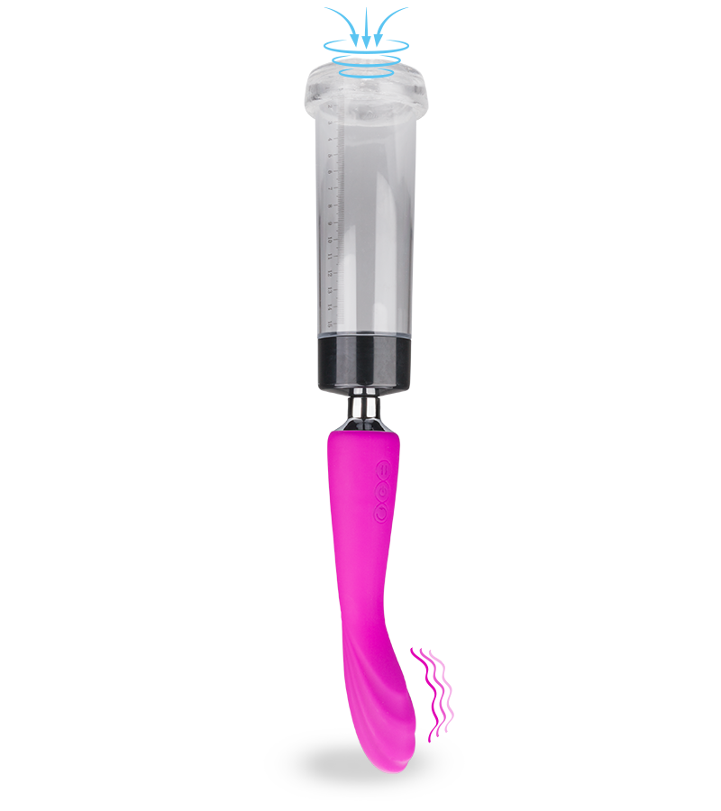 Pompe à pénis et vibromasseur 7 modes