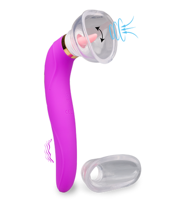 Pompe à vulve avec langue et vibromasseur Destiny