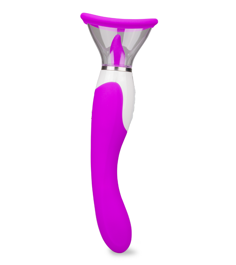 Pompe à vulve avec langue et vibromasseur Torch
