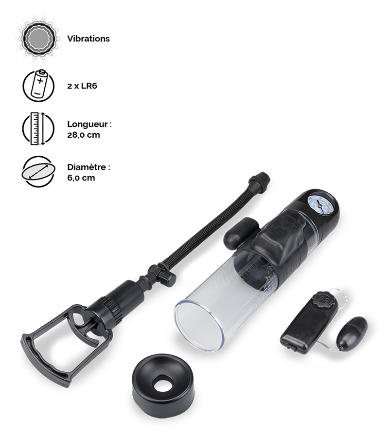 Pompe vibrante masturbateur Piston