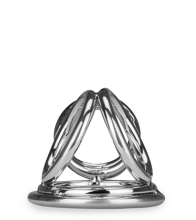 Quadruple cockring en inox Bondy